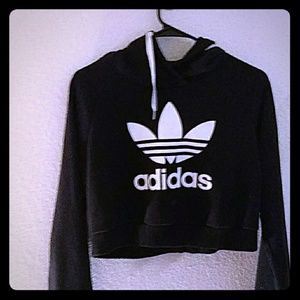 Black adidas hoddie
